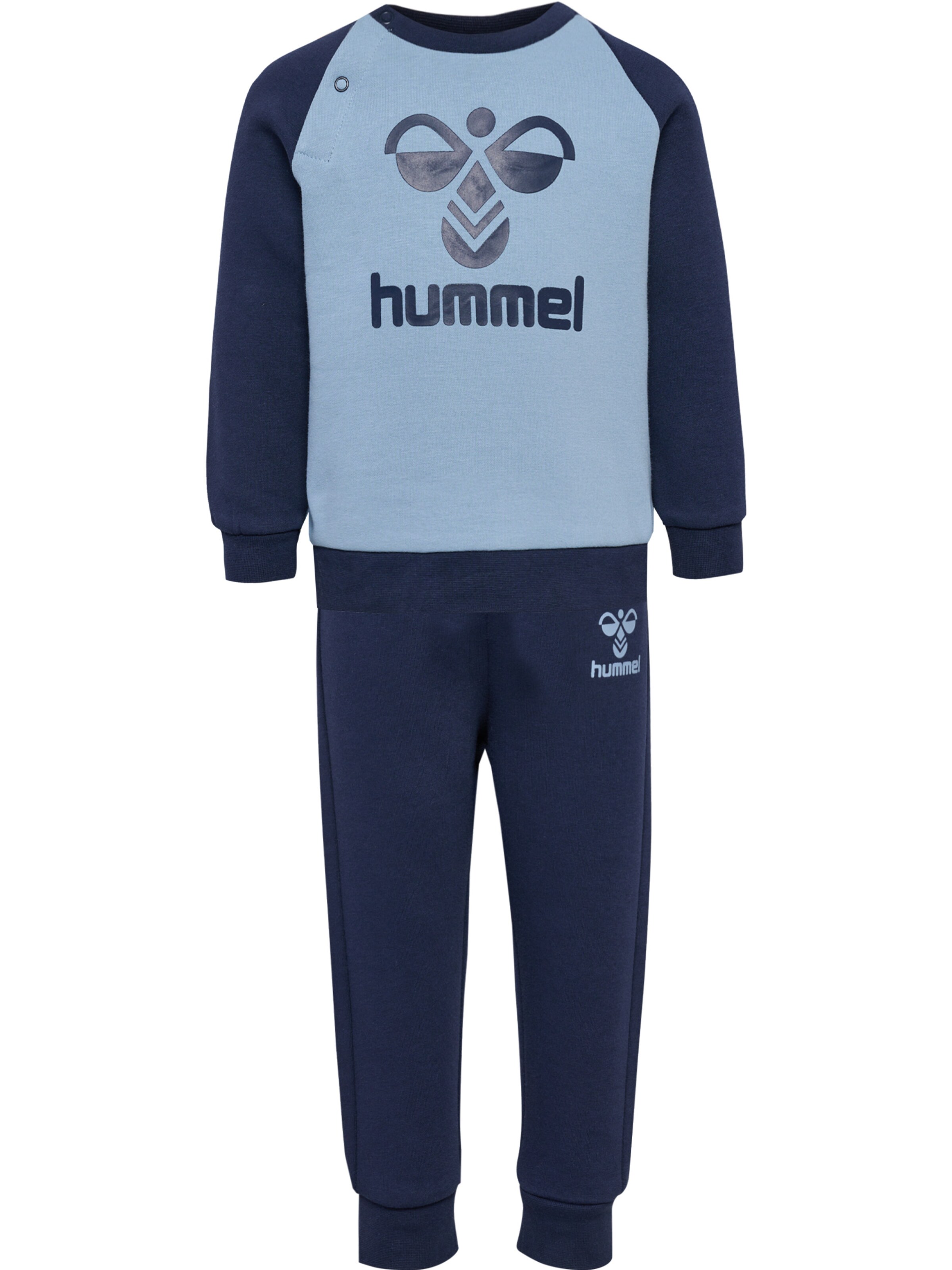 Hummel Trainingsanzug 'Humming' in Blau: Vorderseite