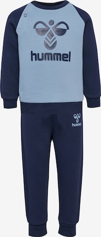 Hummel Trainingspak 'Humming' in Blauw: voorkant