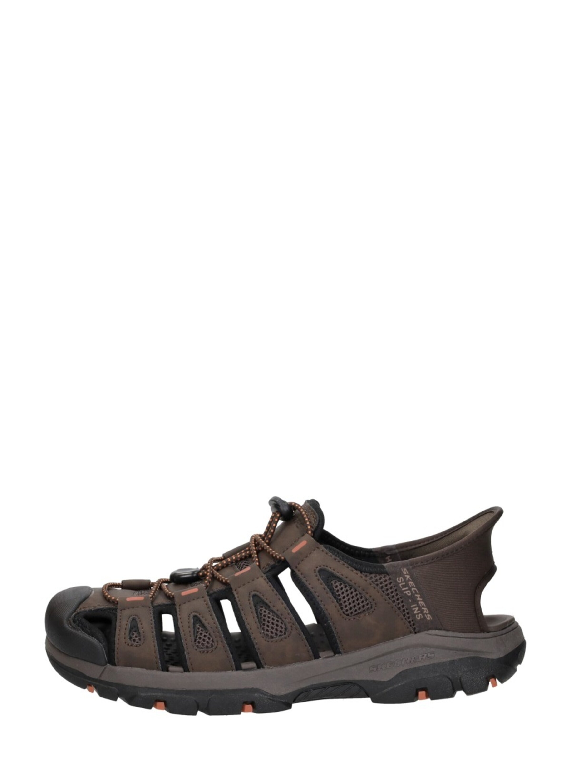 SKECHERS Sandalen 'Slip-Ins: Relaxed Fit' in Bruin: voorkant