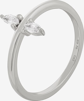 caï Ring in Silver: front