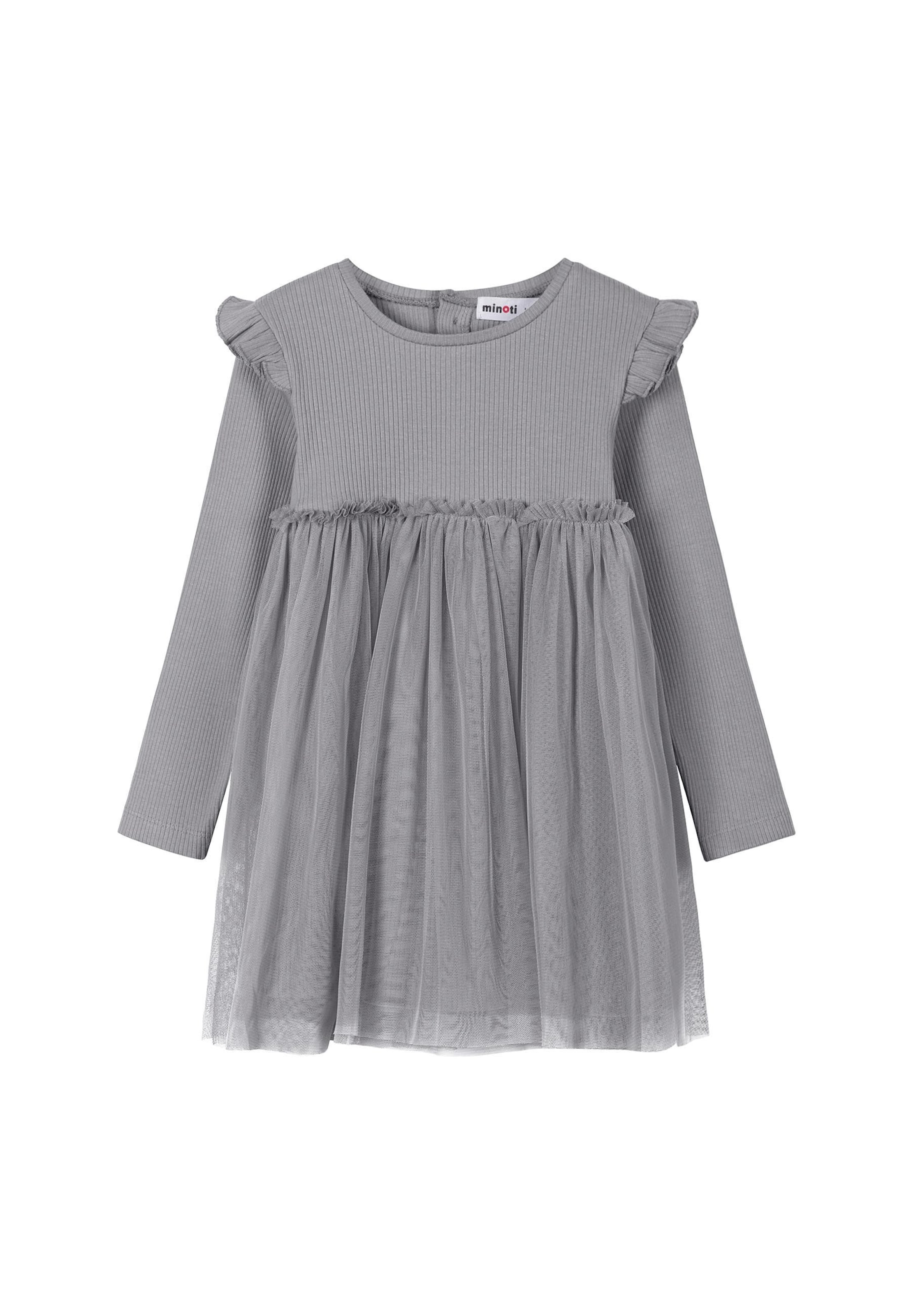 MINOTI - Vestido en gris: frente
