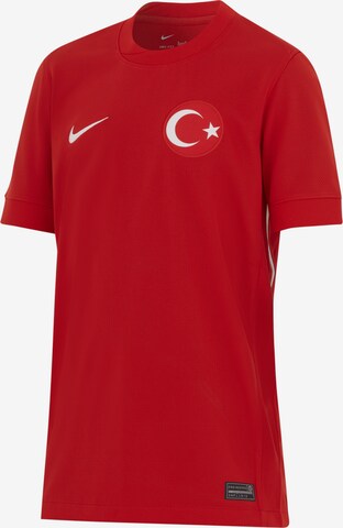 NIKE Performance Shirt 'Türkei 2024 Auswärts' in Red: front