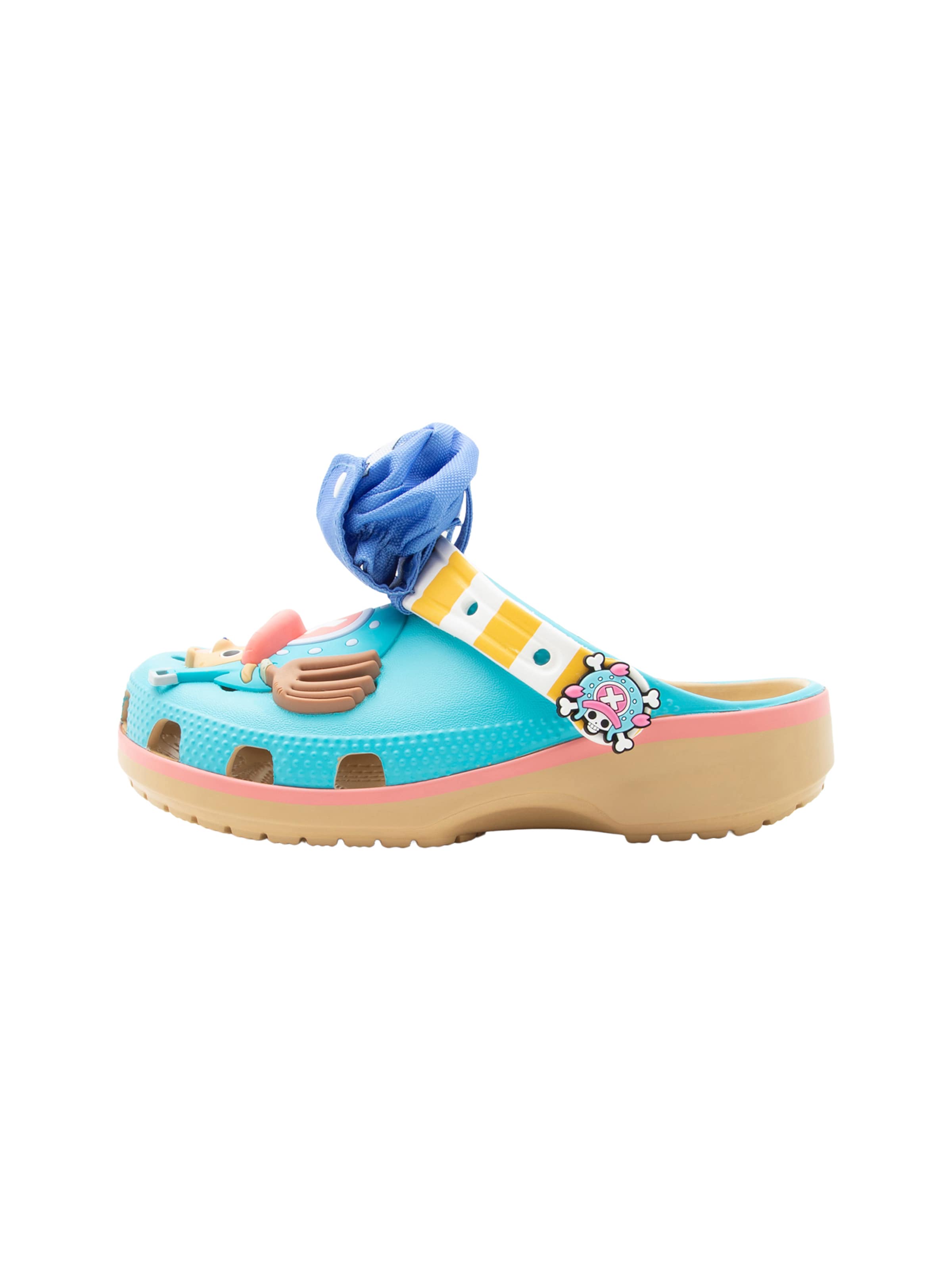 jauktas krāsas Crocs Vaļējas kurpes 'One Piece Chopper': no priekšpuses