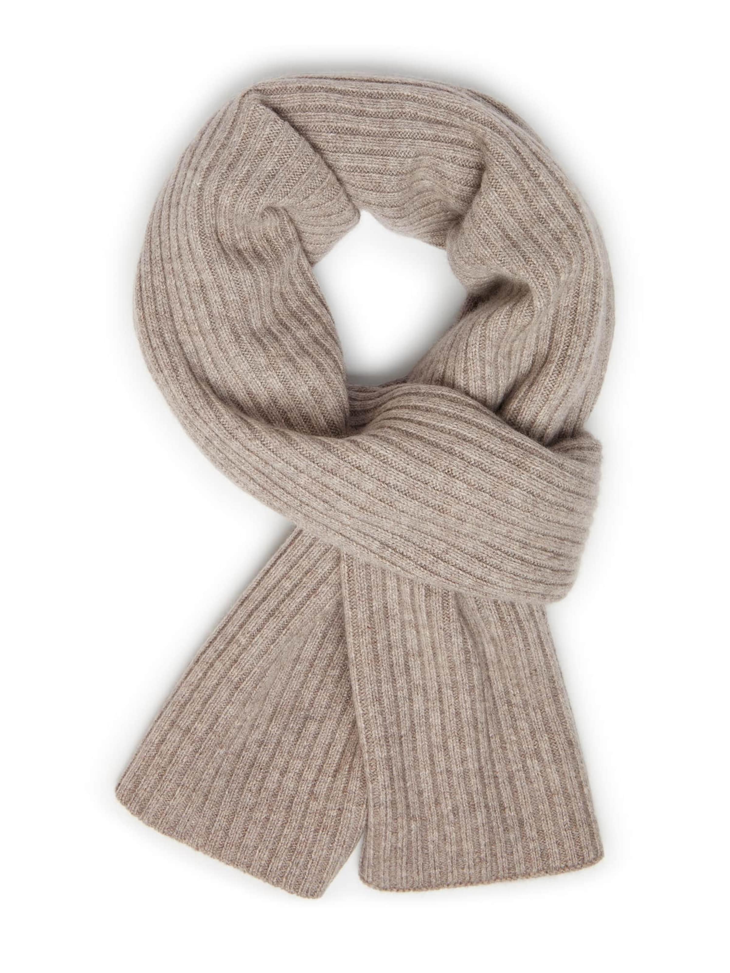 Boggi Milano Schal in Grau: Vorderseite