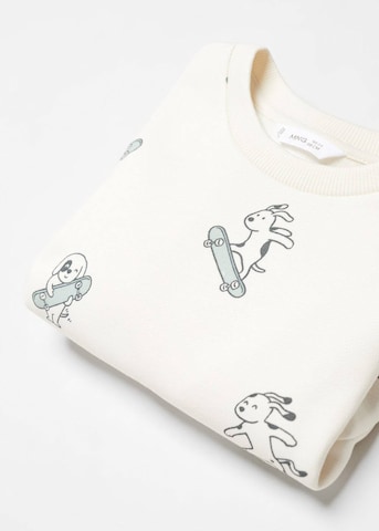 MANGO KIDS Sweatshirt 'Aopskate' i hvid