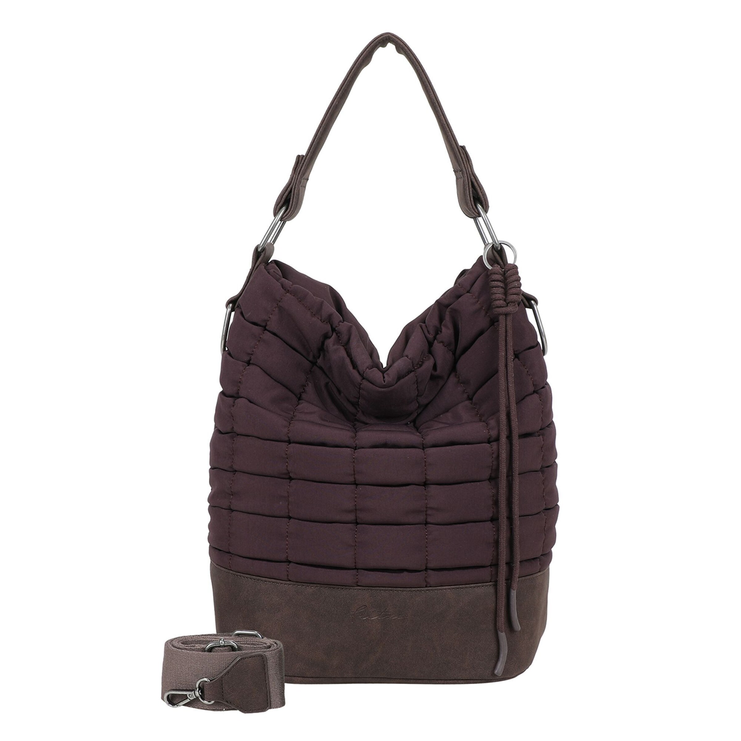 Fritzi aus Preußen Schultertasche 'Brigitte' in Lila: Vorderseite