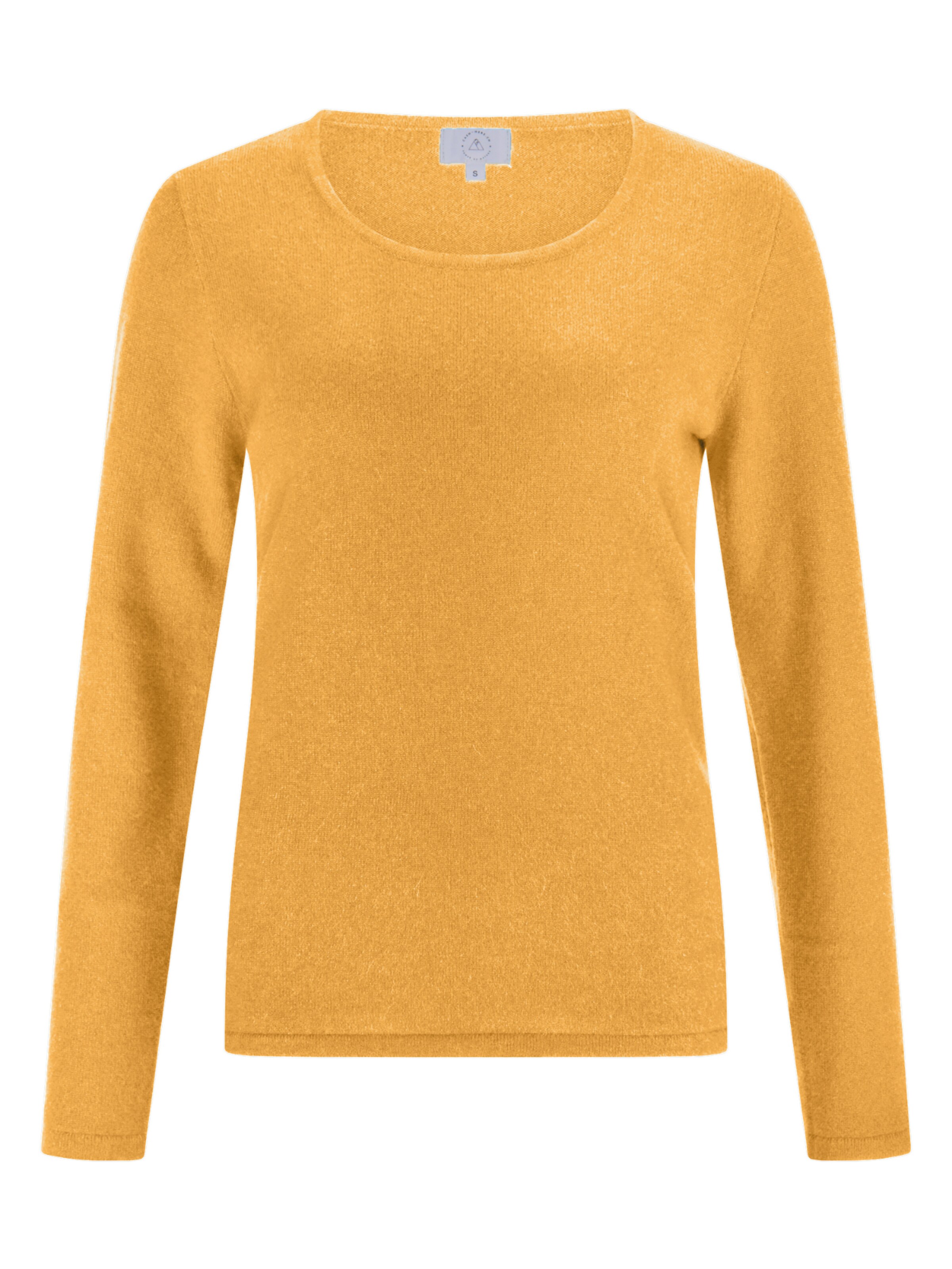 CASH-MERE.CH Pullover i gul: forside