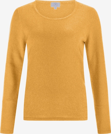 CASH-MERE.CH Kaschmir Pullover in Gelb: Vorderseite