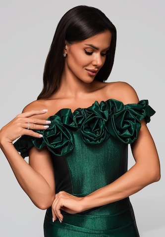 Ombre Avondjurk 'Dorotea' in Groen