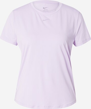 NIKE Koszulka funkcyjna 'ONE CLASSIC' w kolorze fioletowy: przód