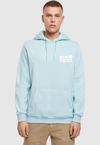 Merchcode Sweatshirt 'MHSS' in Blue: front