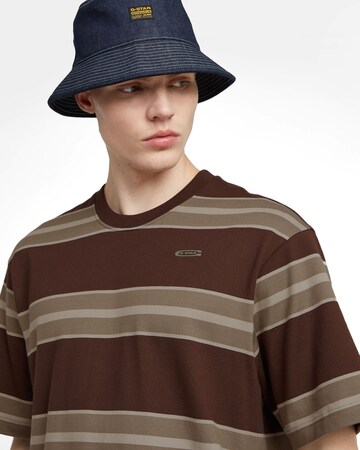 G-STAR Shirt 'Boxy' in Brown