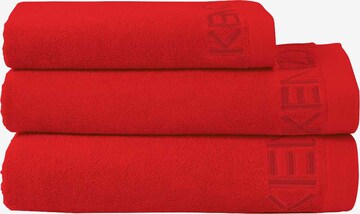 Kenzo Home Shower Towel 'ICONIC' in Red