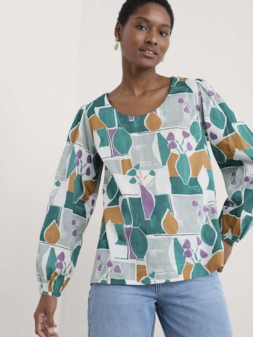Seasalt Cornwall Bluse 'Quill' in Blau
