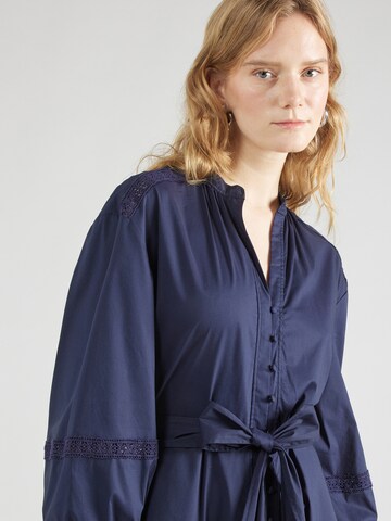 Lauren Ralph Lauren Košilové šaty – modrá