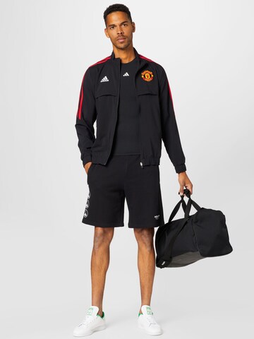 ADIDAS SPORTSWEAR Športna jakna 'Manchester United Condivo 22 Presentation' | črna barva