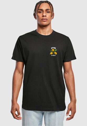 MT Men Shirt 'It's Ok' in Black: front
