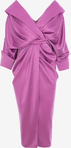 acob a porter - Vestido de festa em roxo: frente