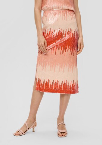 s.Oliver BLACK LABEL Skirt in Orange: front