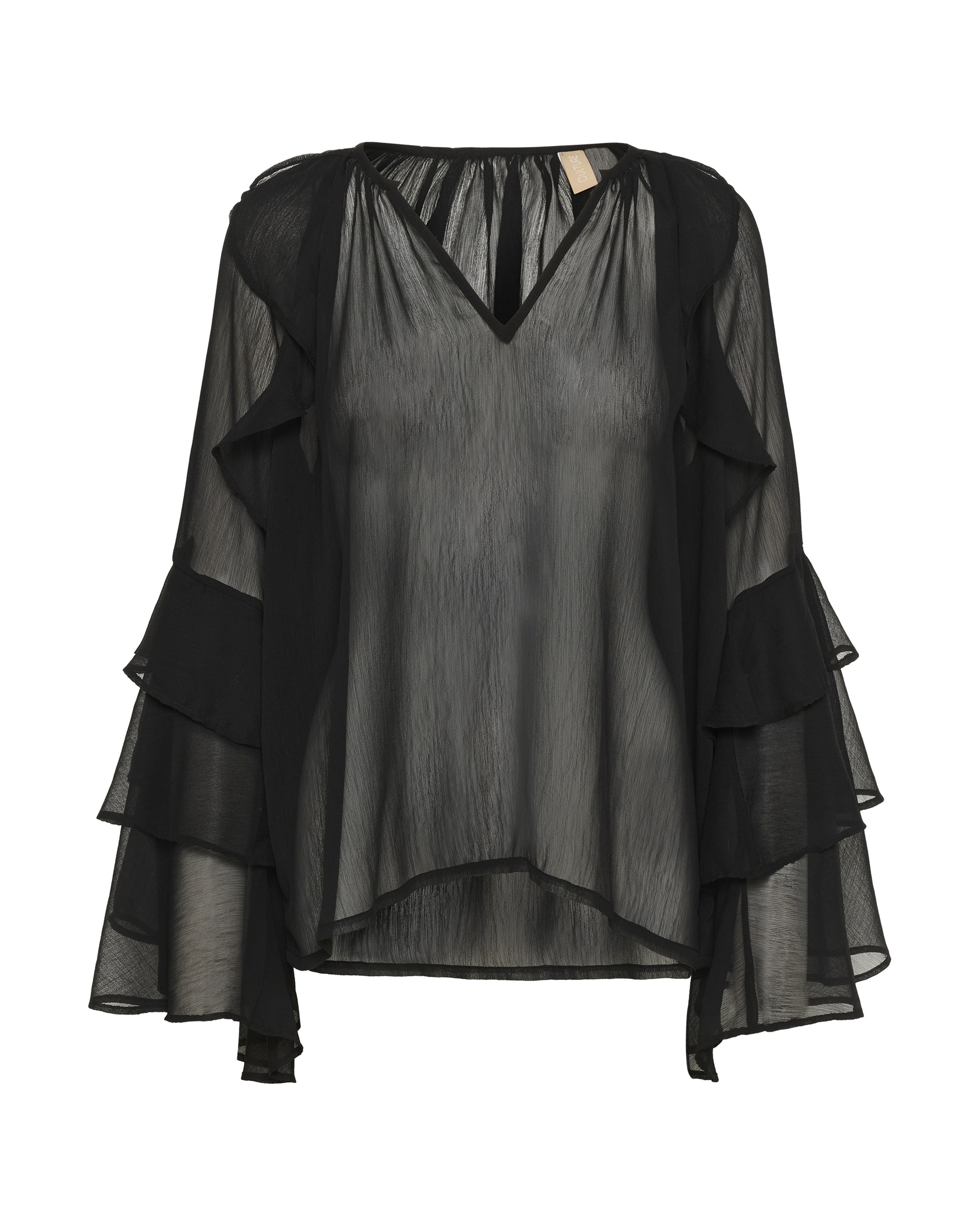 CULTURE Blouse 'Lianoa' in Black: front
