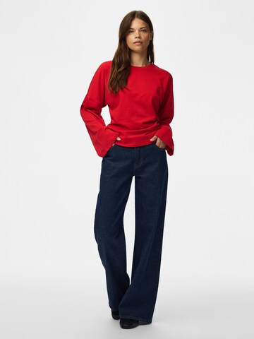 PIECES Shirt 'PCAlli' in Rot