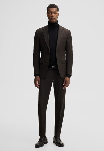 STRELLSON Slimfit Hose in Braun