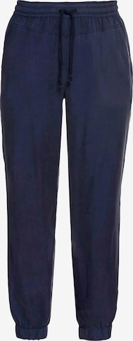 SHEEGO Tapered Pants in Blue: front