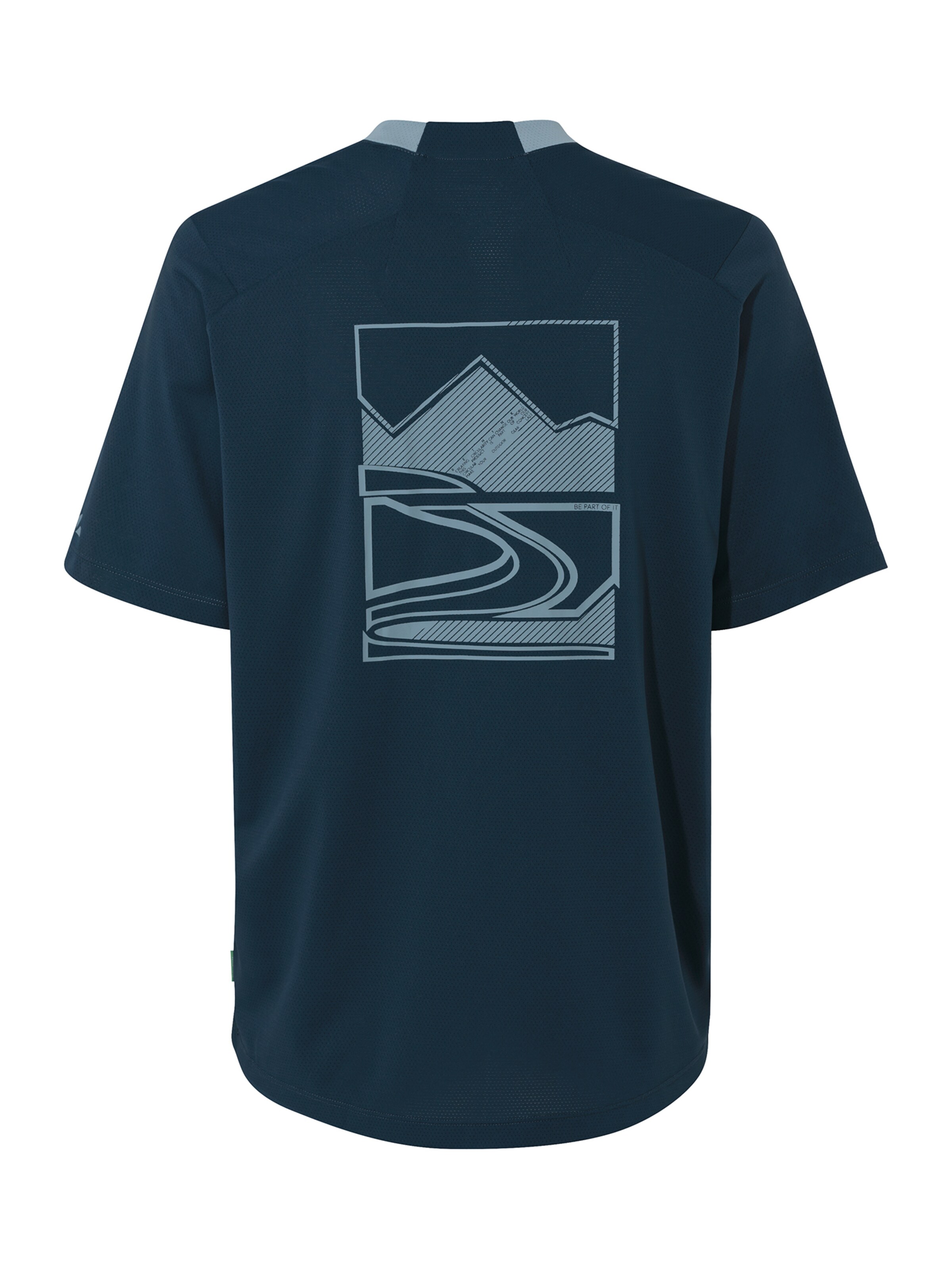 VAUDE Functioneel shirt 'Loamer' in Blauw