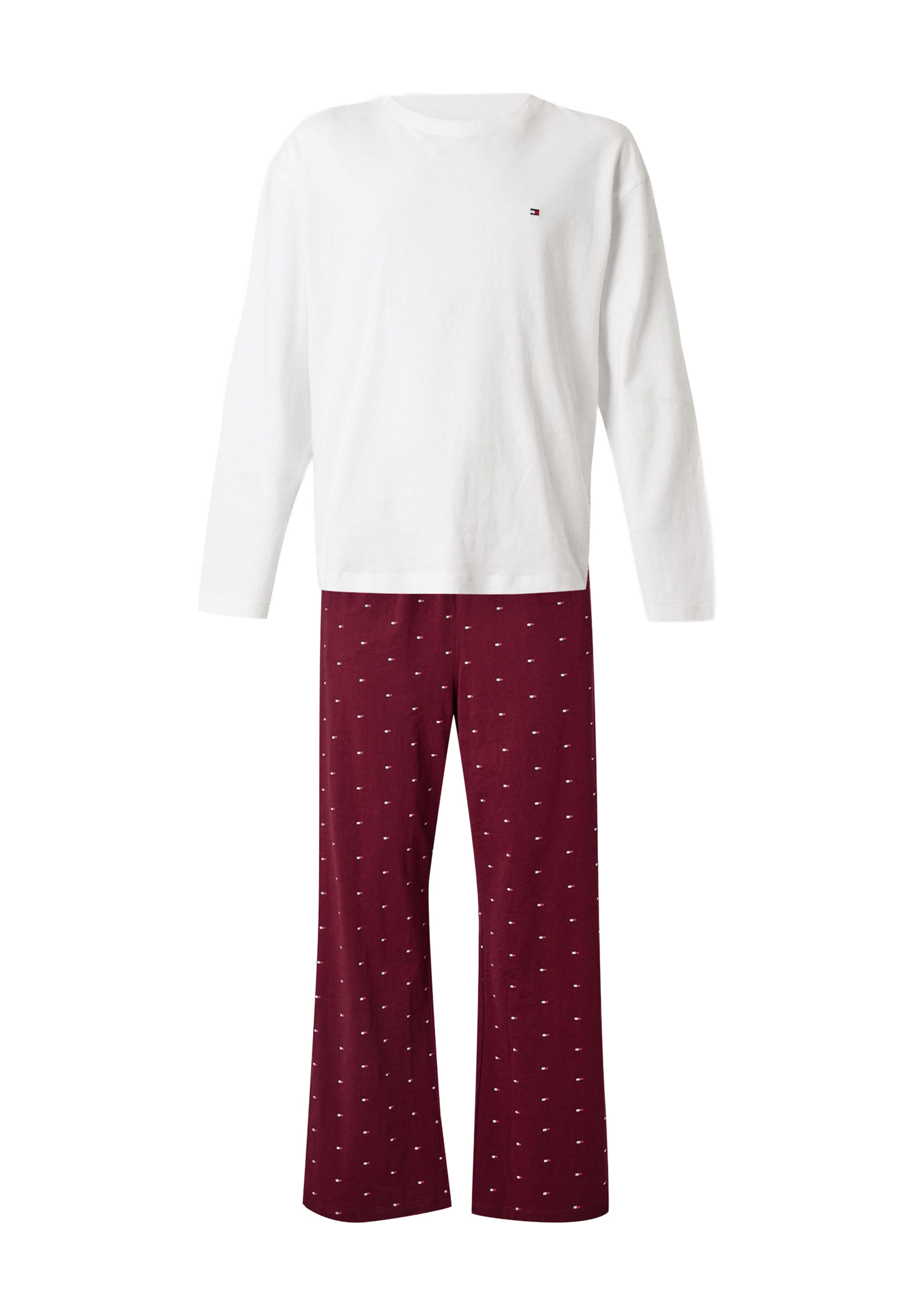 Tommy Hilfiger Underwear Pitkä pyjama värissä lila: etupuoli