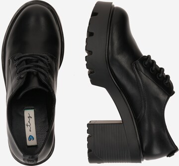 MTNG - Sapatos com cunha frontal 'EMELINE' em preto
