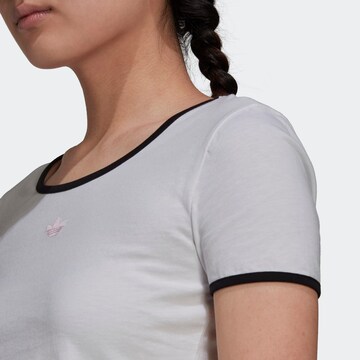 ADIDAS ORIGINALS Tričko 'CROPPED TEE' – bílá