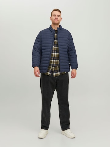 Jack & Jones Plus Between-Season Jacket in Blue