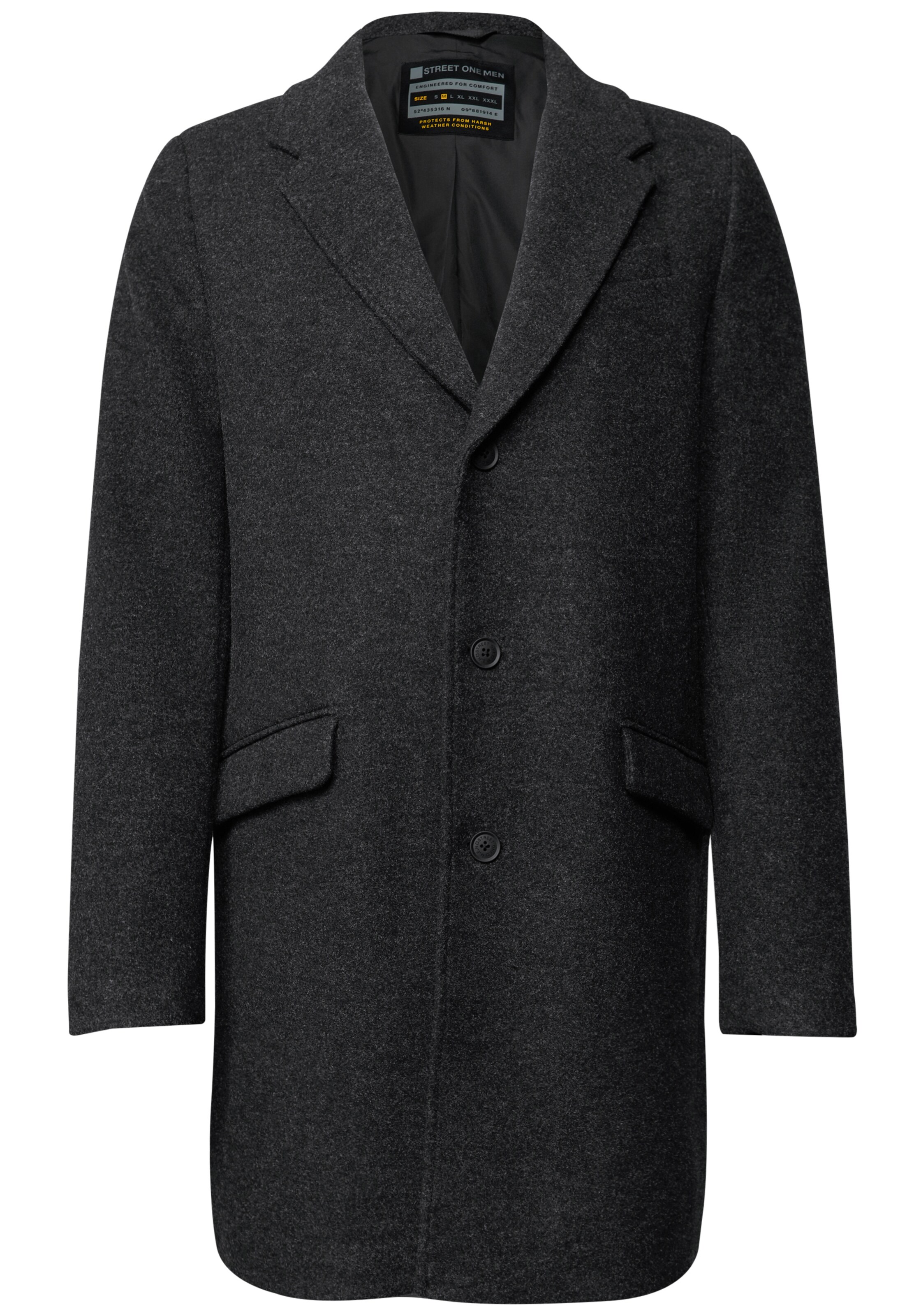 Street One MEN Mantel in Grau: Vorderseite