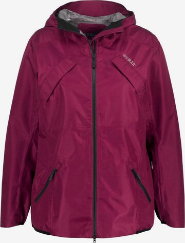 Ulla Popken Performance Jacket in Purple: front