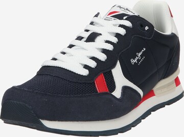Pepe Jeans Sneakers 'Brit' in Blue: front