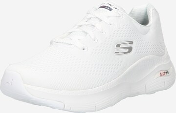 Baskets basses 'Arch Fit' SKECHERS en blanc : devant