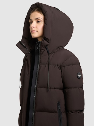 khujo Wintermantel 'Drown2' in Bruin