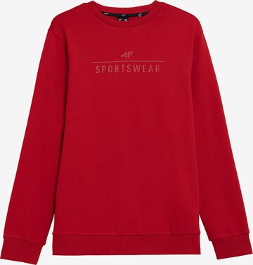 Sweat de sport 'M349' 4F en rouge : devant