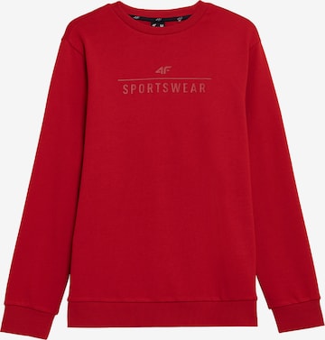 4F - Sweatshirt de desporto 'M349' em vermelho: frente