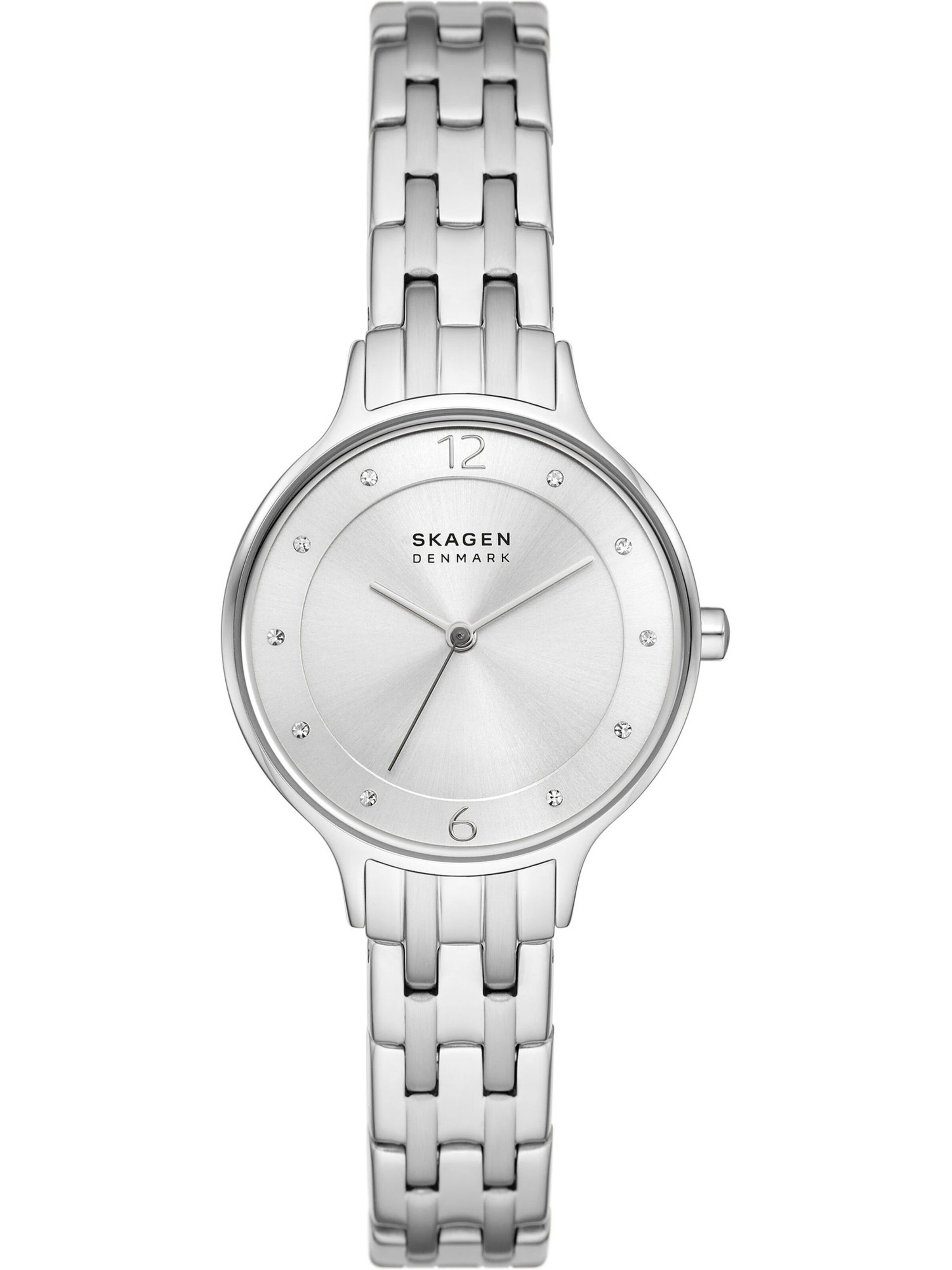 SKAGEN Analoguhr in Silber: Vorderseite