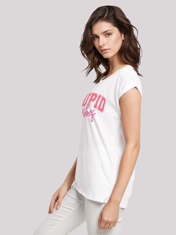 T-shirt 'Cupid Vibes Valentinstag Amor' F4NT4STIC en blanc