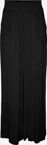 Vero Moda Curve Wide Leg Housut 'VMCMENNY' värissä musta: etupuoli
