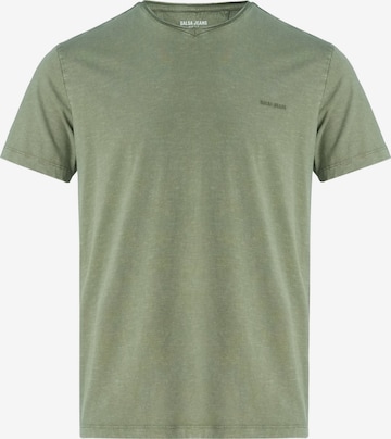 T-Shirt Salsa Jeans en vert : devant