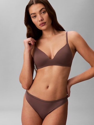 Invisible Soutien-gorge Calvin Klein Underwear en marron