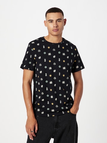 T-Shirt BLEND en noir : devant