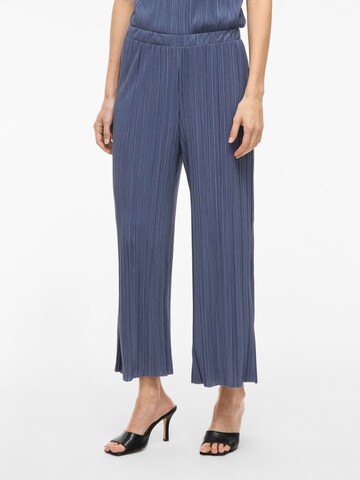Wide Leg Pantalon 'VIPlisa' VILA en bleu : devant