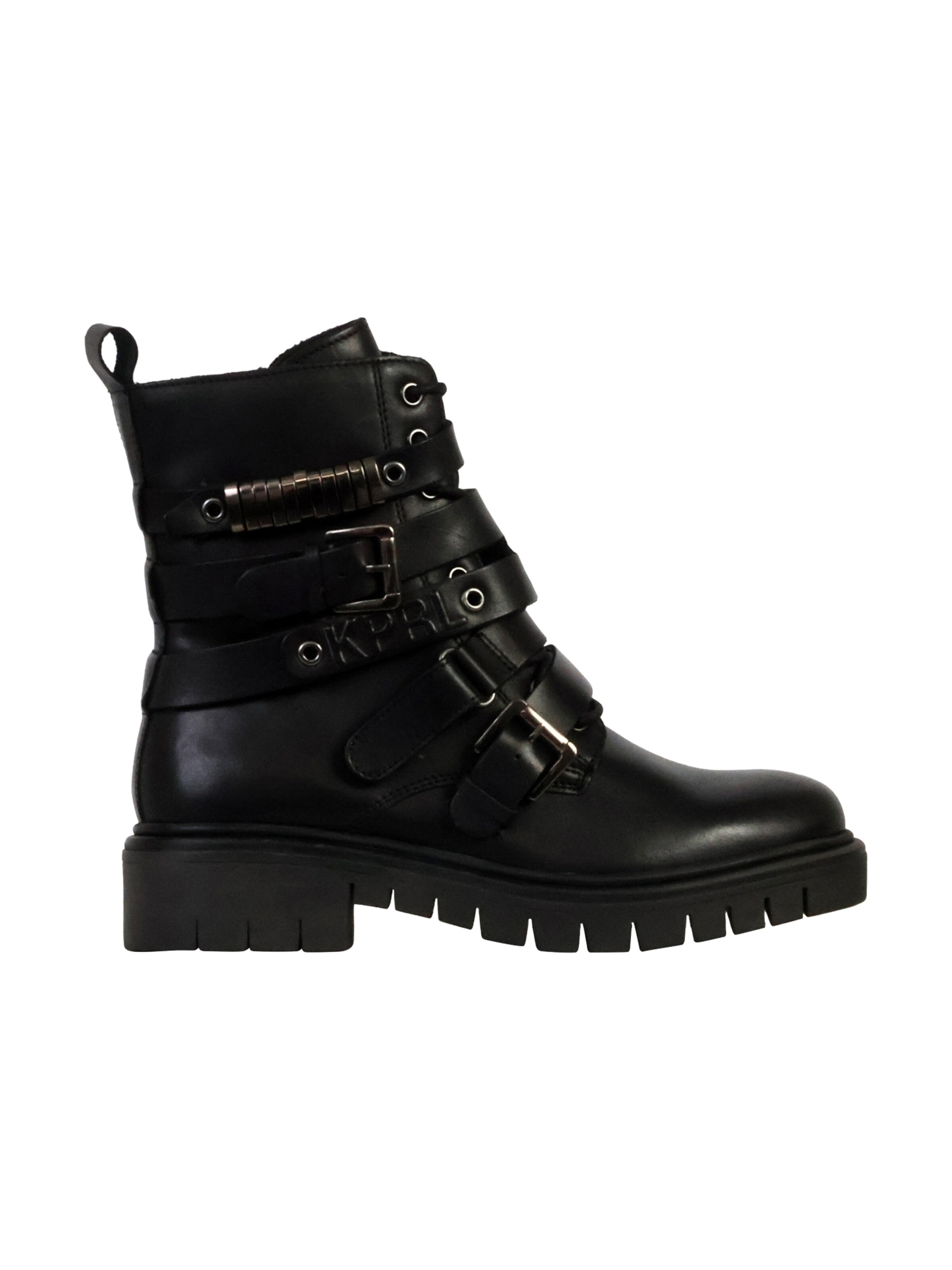 Ankle boots 'Lederstiefeletten Zeloe' di Kaporal in nero
