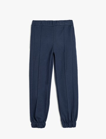 Koton Tapered Broek in Blauw: voorkant