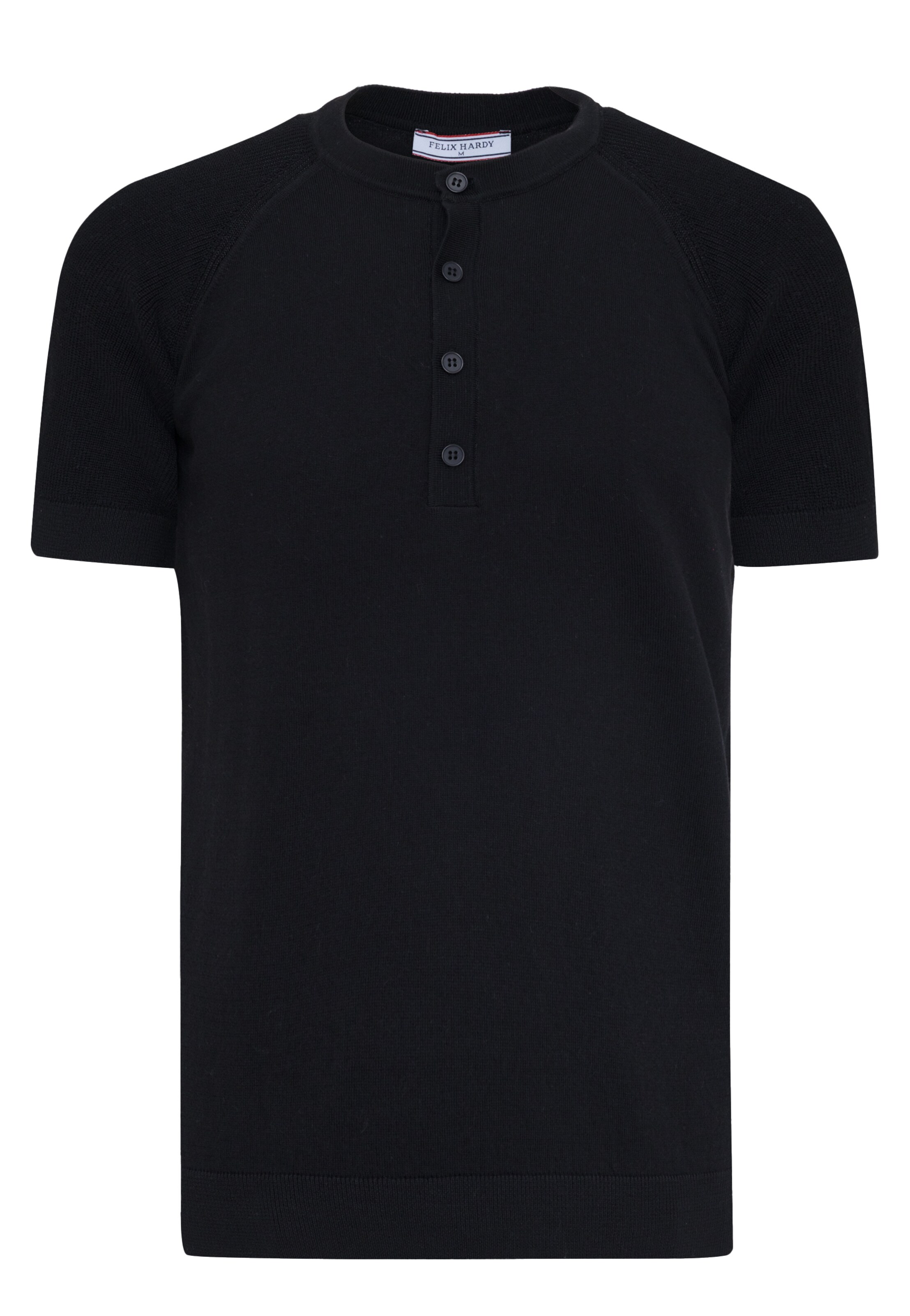 T-Shirt Felix Hardy en noir : devant