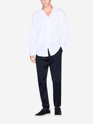 Regular fit Camicia '8NZCBD ZN10Z' di ARMANI EXCHANGE in bianco